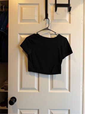 Black Crop T-Shirt - Classic Women's Top